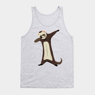 Funny Dabbing Ferret - Pet Ferret Lovers Tank Top